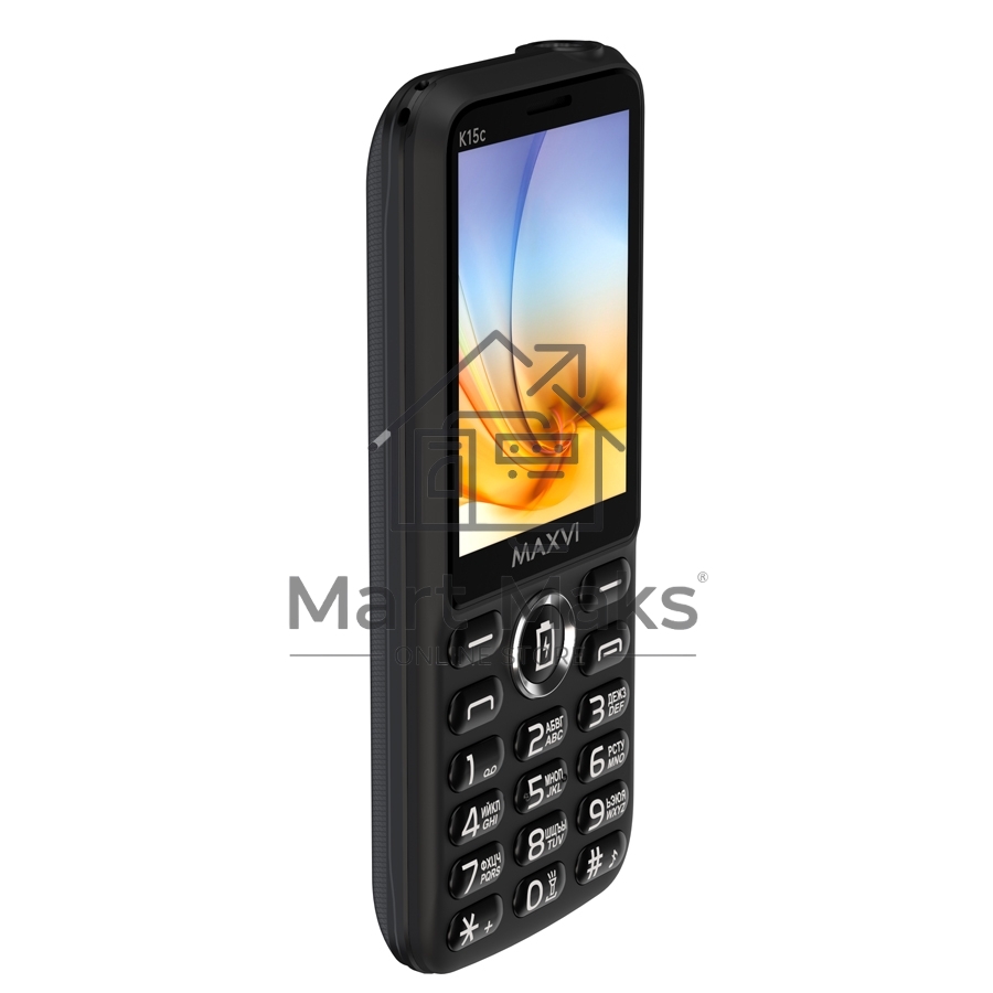 Мобильный телефон Maxvi K15c черный