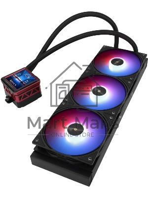 Система жидкостного охлаждения Thermalright Frozen Warframe ULTRA 360 ARGb Soc-AM5/AM4/1151/1200/2066/2011/1700 черный 4-pin 29.6dB Al LCD Ret (F-WFRAME-ULT-360-BL-ARGb)