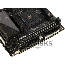 Материнская плата Gigabyte B550I AORUS PRO AX, AM4, AMD B550, 2xDDR4, 4xSATA, 2xM.2, 1xPCIe 4.0 x16, 1xDisplayPort, 2xHDMI, 1x 2.5Gb LAN, 4xUSB 3.2 Gen 1, 1xUSB 3.2 Gen 2 Type-A, 1xUSB 3.2 Gen 2 Type-C, 3x3.5 мм, 7.1, mini-ITX
