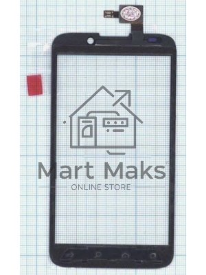 Сенсорное стекло (тачскрин) для Alcatel OT-995. черное