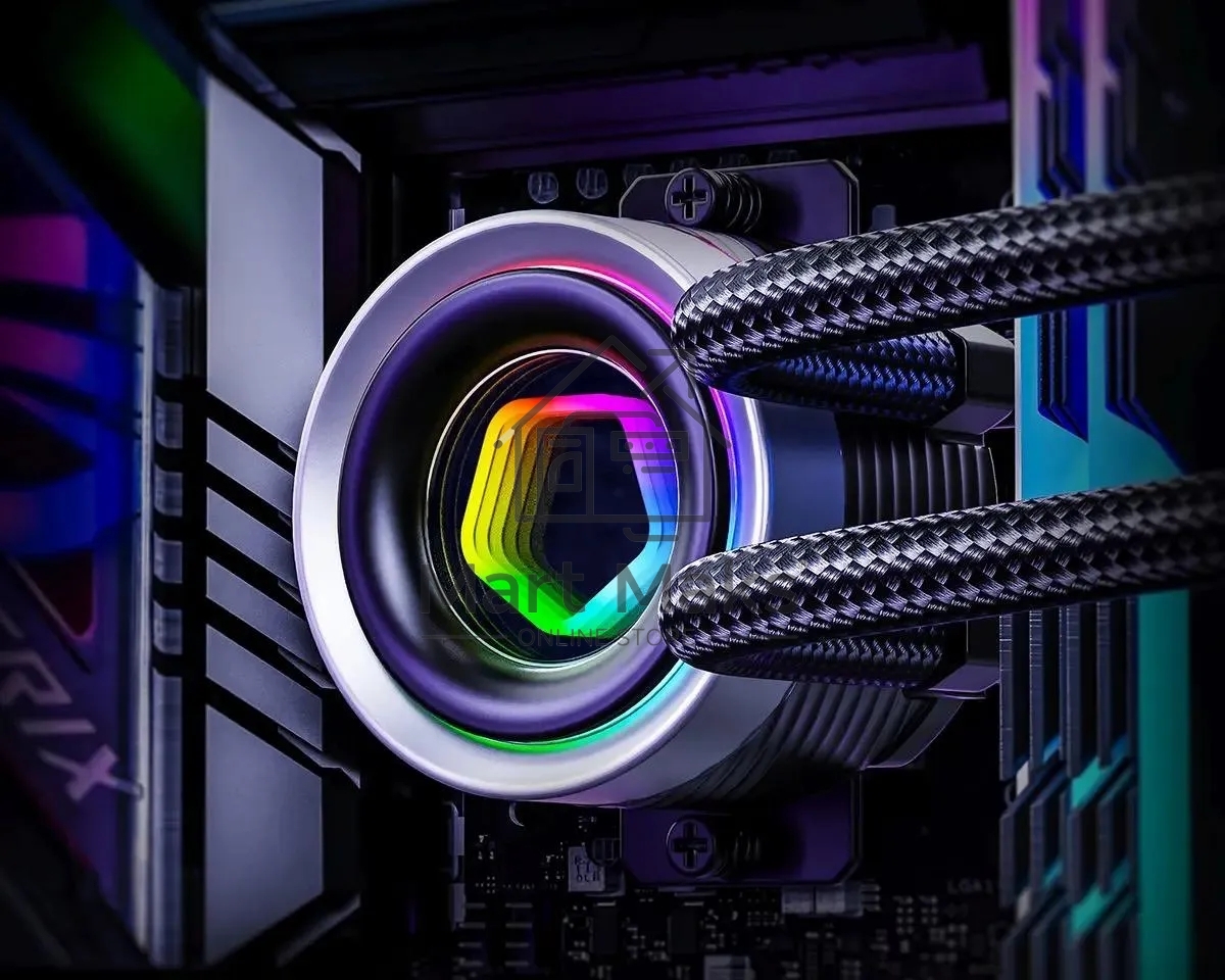 Система жидкостного охлаждения ID-Cooling FX240 INFINITY ARGB черный 120мм алюминий+медь 2000rpm 27.2db 4-pin 300W