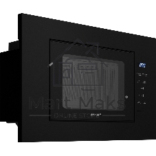 Микроволновая печь встраиваемая Weissgauff HMT-206 Compact черный, 20 л, 700 Вт, переключатели - сенсор