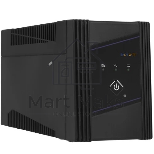 Источник бесперебойного питания SMARTWATT линейно-интерактивный, 650/360 ВА/Вт, напольный, LED индикация, Shuko CEE7/4 - 2 шт.