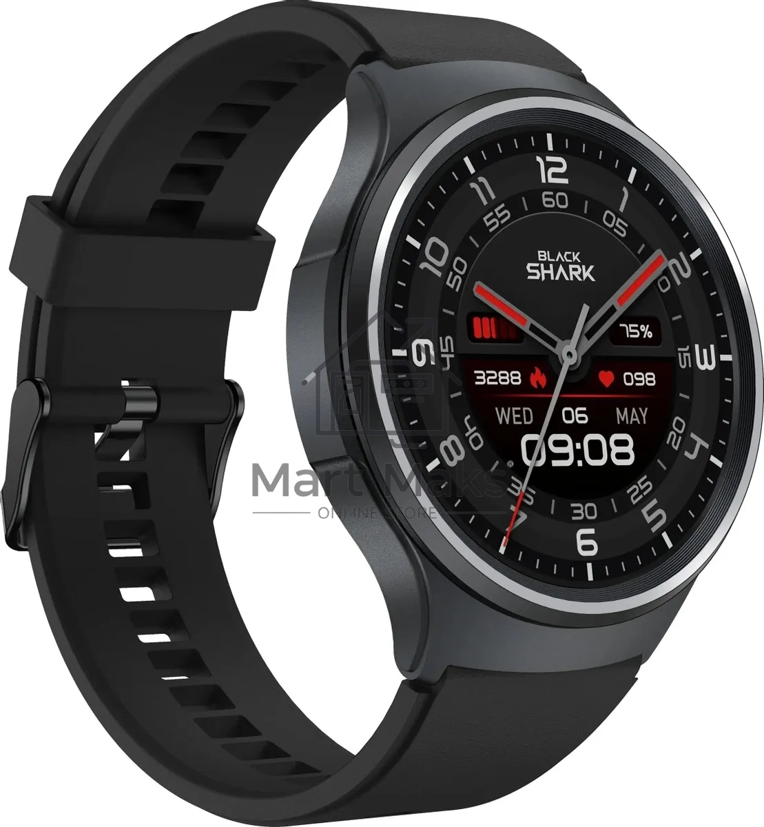 Смарт-часы Black Shark BS-W2404 (A3) AMOLED корп.черный рем.черный (1746935)