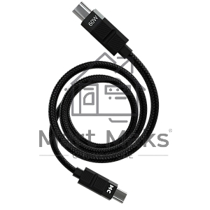 Дата-кабель MORE CHOICE (4620202554987) K87aa 2м USB 3.0A PD60W для Type-C Type-C- 2м, черный