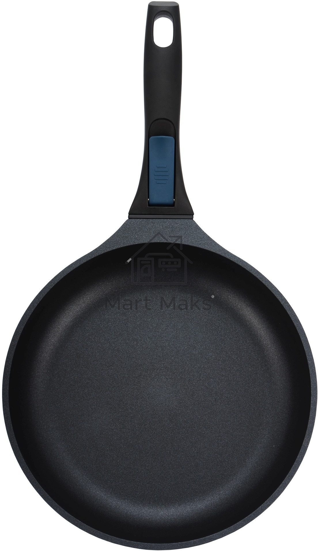 Сковорода Rondell Del mar RDA-1849 круглая 28см покрытие: Xylan Plus ручка съемная (без крышки) синий