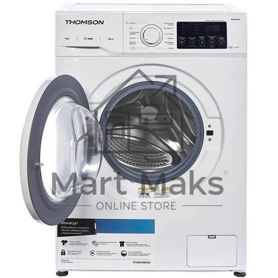 Стиральная машина Thomson WF30E7I02 белая, загрузка фронтальная 7кг, 1400 об/мин., класс: A+++