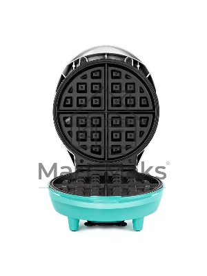 Вафельница Kitfort КТ-1667 1000Вт белый/бирюзовый