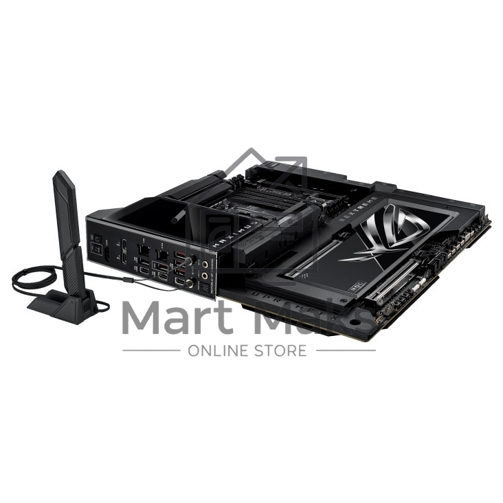 Материнская плата ASUS ROG MAXIMUS Z890 EXTREME, LGA 1851, Intel Z890, 4xDDR5, 4xSATA, 4xM.2, 1xPCI-E 5.0 x16, 1xPCI-E 5.0 x8, 1xHDMI, 2xUSB-C, 2x 10Gb LAN, 5xUSB-A 3.2 Gen 2, 1xUSB-C 3.2 Gen 2x2, 2xUSB-C Thunderbolt 5, 2x3.5 мм, 7.1, E-ATX
