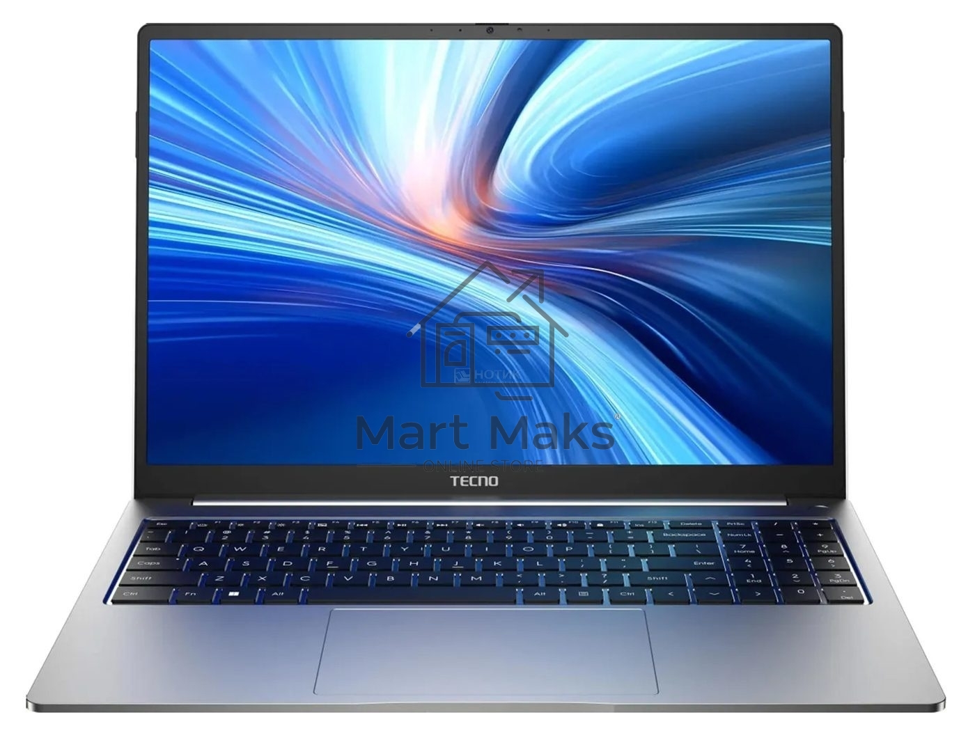 Ноутбук TECNO Megabook T16 2024 T16RA 16/IPS/Intel Core i5 13420H/16Gb/SSD 512Gb/Intel UHD Graphics/Win11/Серый/1.74кг.