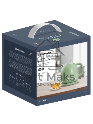 Чайник электрический Eurostek EEK-1843 1,7 л, 2200 Вт, зеленый