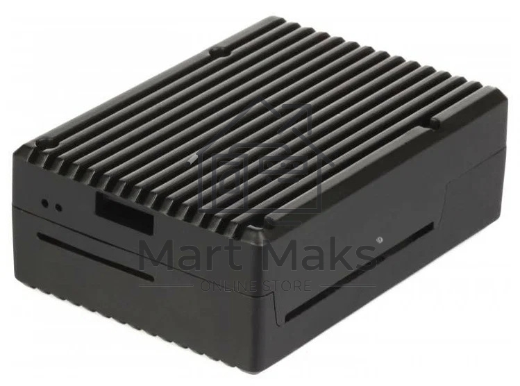 Корпус Qumo, Aluminum Case, Raspberry Pi 4B, black(RS017)