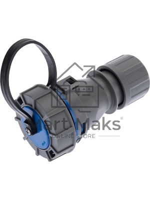 Розетка кабельная Rexant переносная влагозащищенная 16 А, 2Р+РЕ, IP68