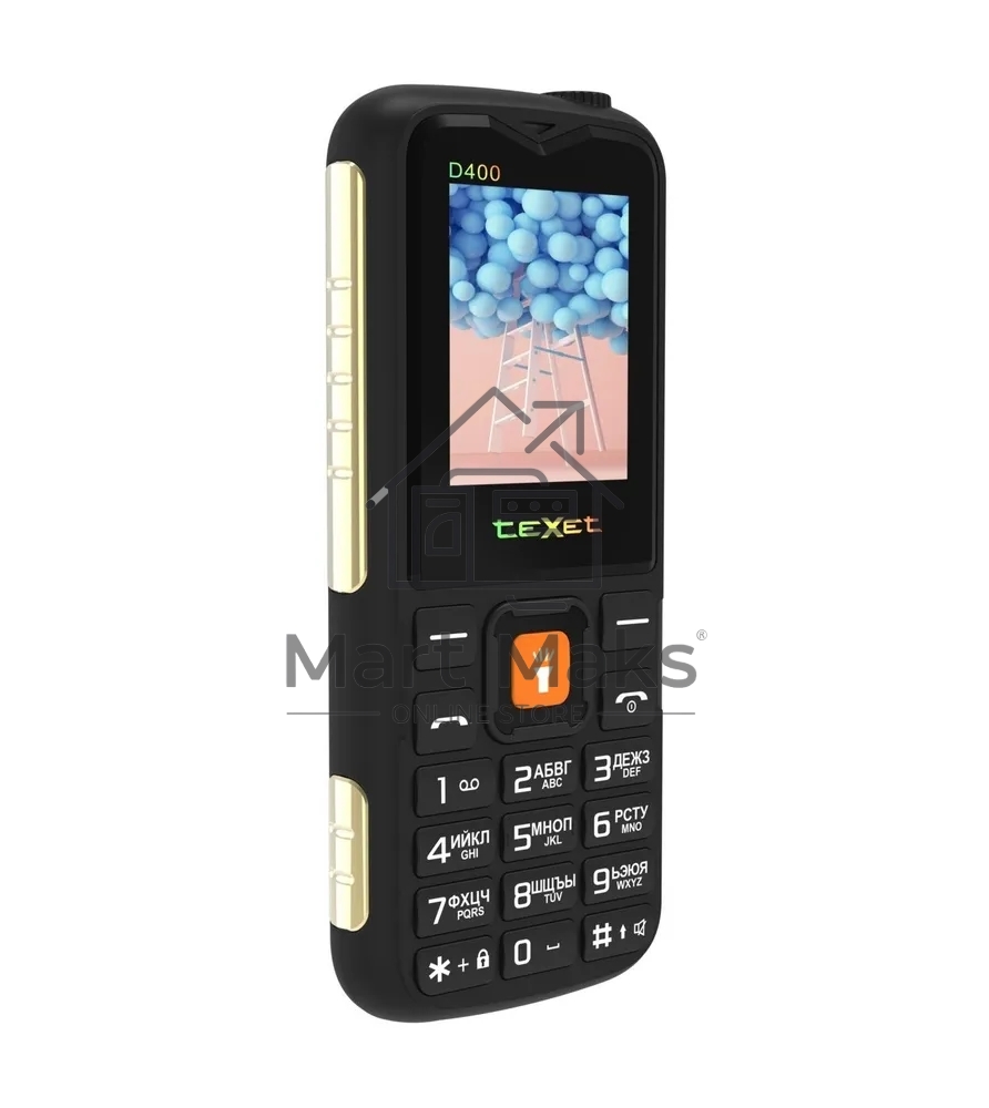 Мобильный телефон teXet TM-D400 цвет черный