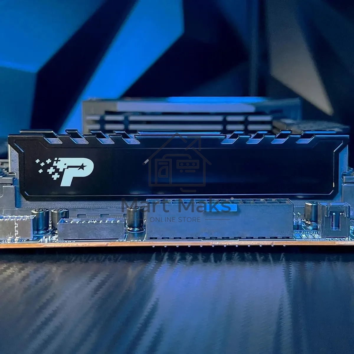 Оперативная память Patriot Signature Premium, DDR5, 16GB (1x16 GB), 5600 MHz, CL46, DIMM, радиатор, черный