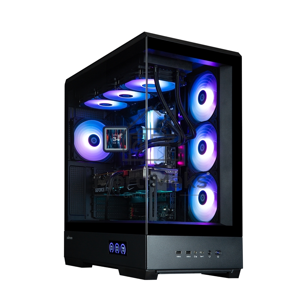 Компьютерный корпус ZALMAN P50 DS, ATX, BLACK, WINDOW, 2x3.5