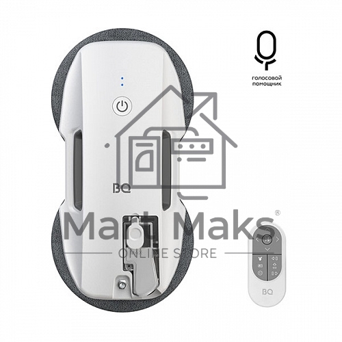 Робот-мойщик окон BQ WR201S White. Мощность 90 Вт/Объем 20мл/Объем для чистящего средства 100мл/Параметры электропитания 100-240 В,50-60 Гц/Страховочный трос 5м/Минимальная рабочая зона 35х35см/Планирования пути IQ навигатор