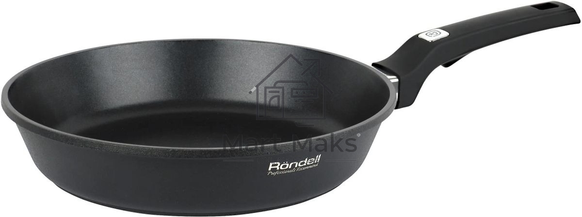 Сковорода Rondell Point RDA-1347, 26см, без крышки, графитовый