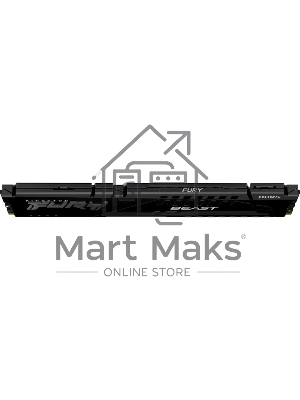 Оперативная память Kingston Fury Beast, DDR5, 16Gb (1x16Gb), 6800MHz, CL34, DIMM, с радиатором, черный