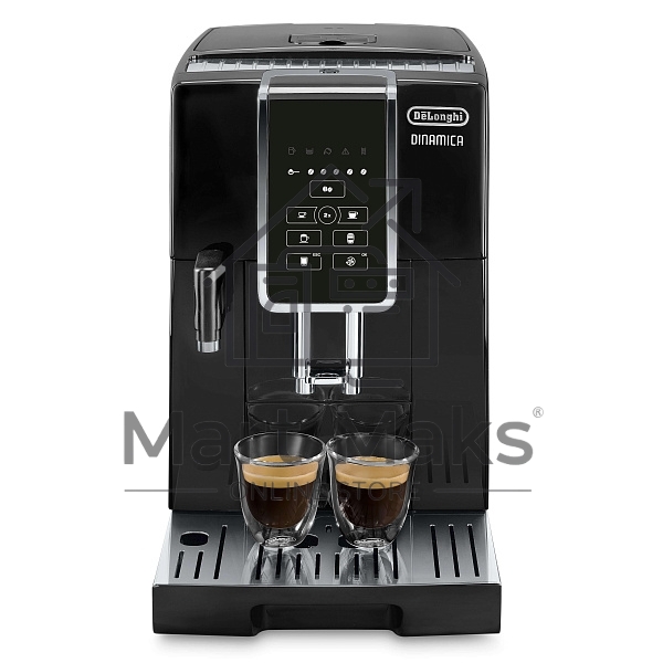 Кофемашина автоматическая DeLonghi ECAM350.50.B черный, исп. кофе - зерновой/молотый, 1.8 л, 1450 Вт, 15 Бар.