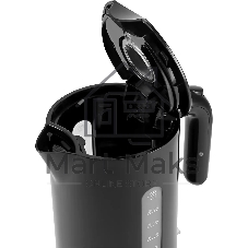 Чайник электрический Polaris PWK 1803C Water Way Pro, пластик Черный