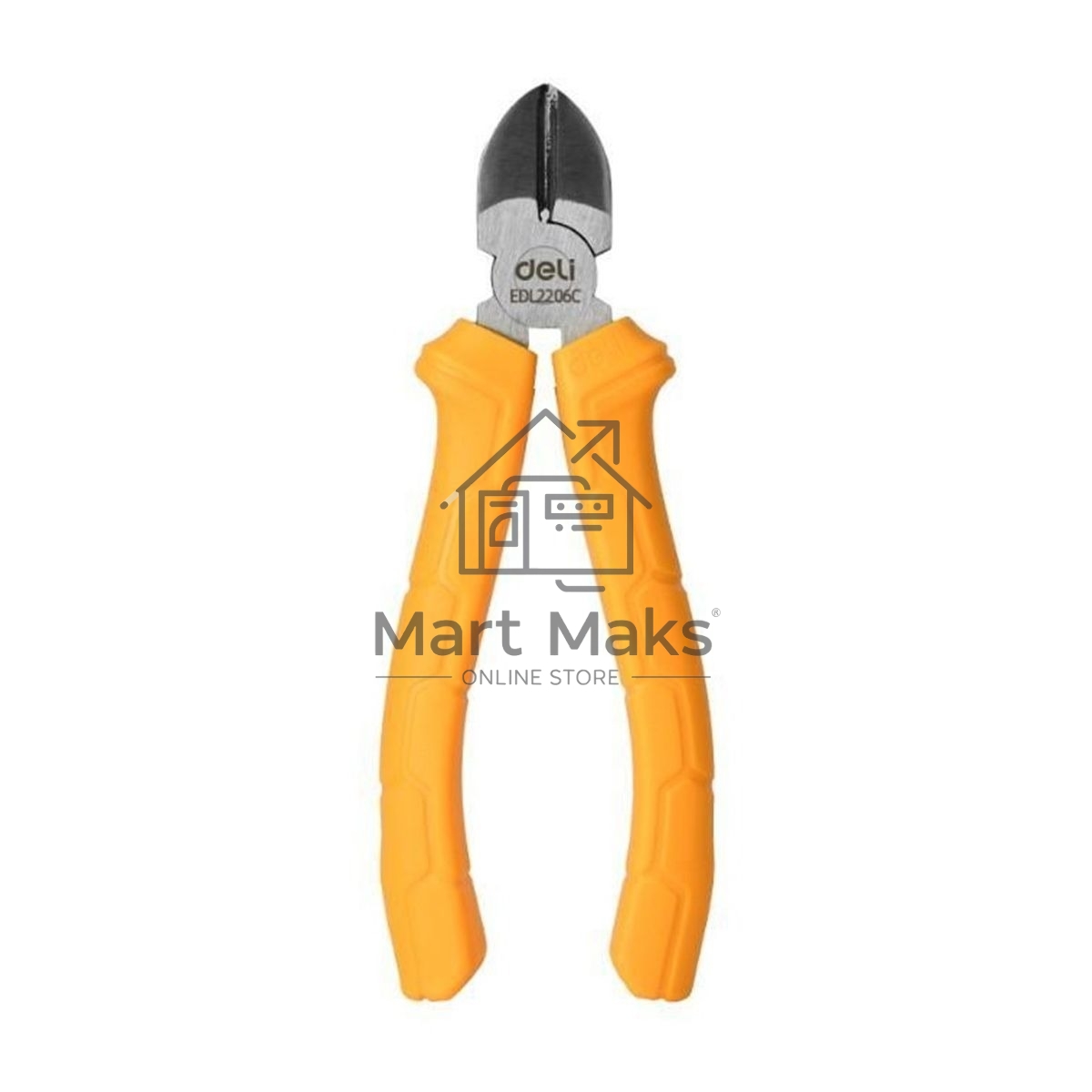 Диагональные бокорезы Deli DL2206C 160мм, пластиковая ручка