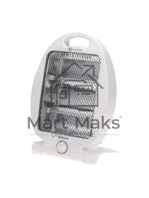 Обогреватель инфракрасный Rexant 60-0057, белый, кварцевый, 800 Вт, 14 м2, термостат, настольный, со складным основанием