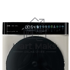 Стиральная машина с сушкой Centek CT-1968 бежевый, загрузка фронтальная 8 кг, 1200 об/мин, Класс А+++