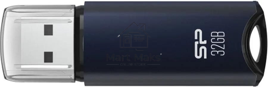Флешка USB R/W 32Gb Silicon Power Marvel M02, USB 3.0, синий
