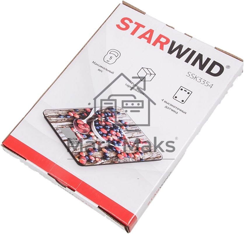 Кухонные весы Starwind SSK3354 макс.вес:5кг