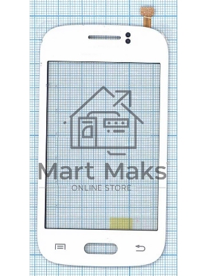 Сенсорное стекло (тачскрин) для Samsung Galaxy Young GT-S6310 GT-S6312, белое