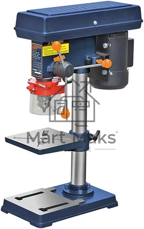 Станок сверлильный MAX-PRO MPBDP16/1 500 Вт, 280-2500 об/мин, 9 скор., 1,5-16 мм, 17,5 кг, индукционный мотор, коробка