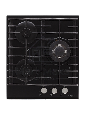 Газовая варочная поверхность Krona HAGEL 45 BL W черный