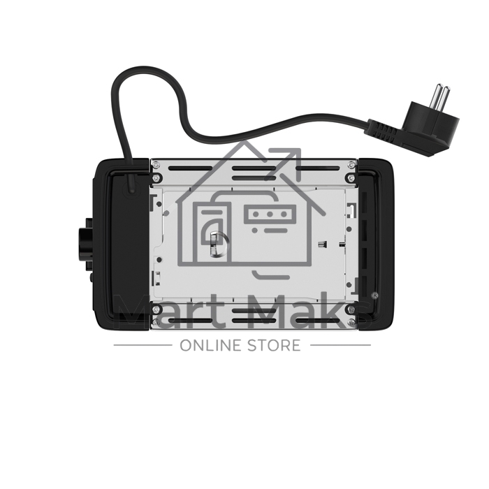 Тостер MAXVI KT822S silver-black