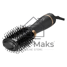 Фен-щётка BBK BHC3500 черный/шампань, 1200 Вт