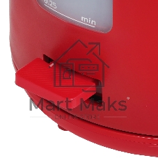 Электрочайник Bosch TWK2M164 красный, 1.7 л, 2400 Вт, скрытый нагревательный элемент