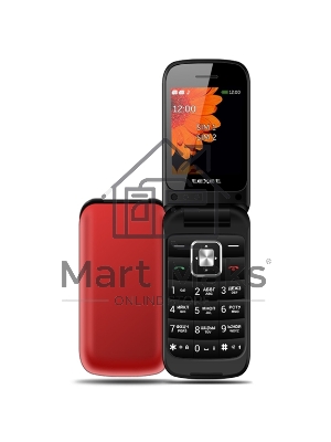 Мобильный телефон teXet TM-422 гранатовый