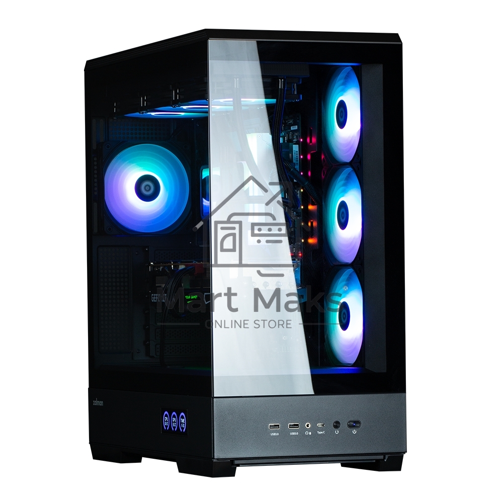 Компьютерный корпус ZALMAN P50 DS, ATX, BLACK, WINDOW, 2x3.5