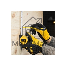 Рулетка Denzel 5м х 25мм, двухкомп. корпус, магнитный обрезиненный зацеп