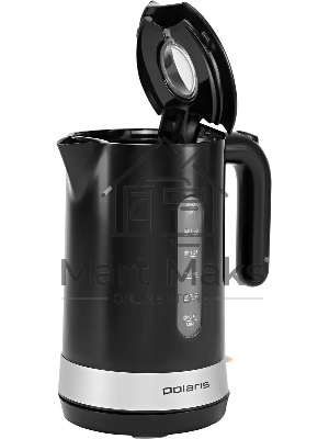 Чайник электрический Polaris PWK 1803C Water Way Pro, пластик Черный
