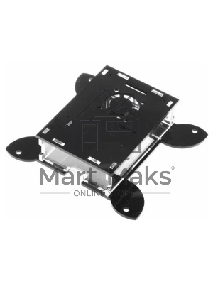 Корпус Qumo, VESA 100x100+вентилятор, Raspberry Pi 4, акрил, черный (RS043)