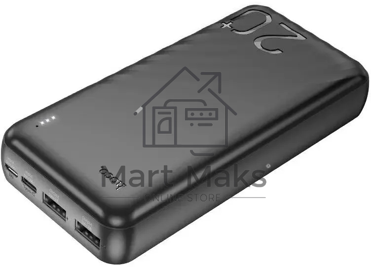Портативный аккумулятор Hoco J123A Element 20000mAh 2A 2xUSB-A черный