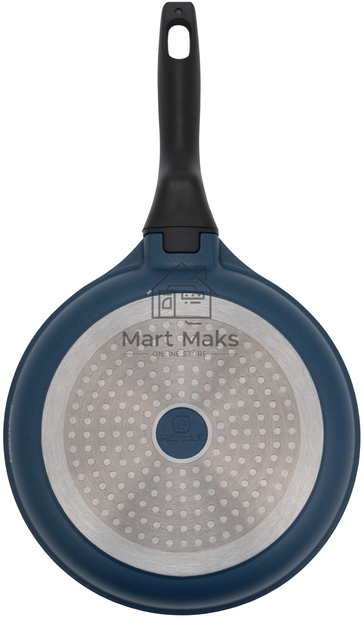Сковорода Rondell Del mar RDA-1849 круглая 28см покрытие: Xylan Plus ручка съемная (без крышки) синий