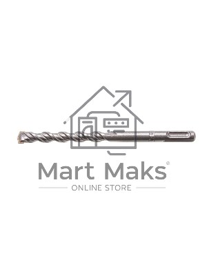 Бур по бетону Denzel двойная спираль, Cobalt W-tip, 12x160 мм, SDS PLUS