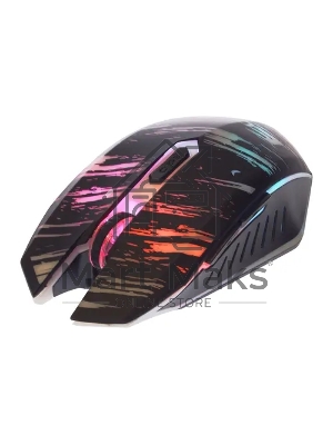 Мышь беспроводная Qumo Edge M17 черный, 2400 dpi, радиоканал, USB, кнопки - 6