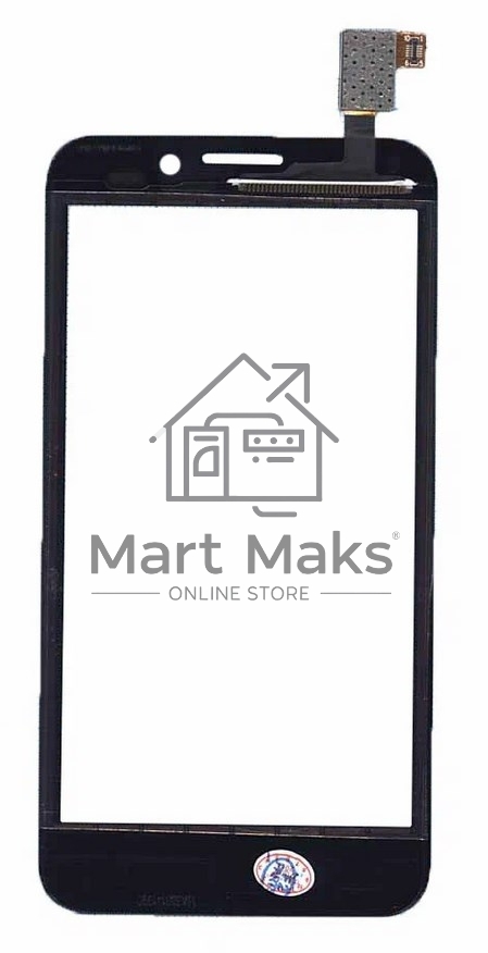 Сенсорное стекло (тачскрин) для Alcatel One Touch Snap 7025D, черное