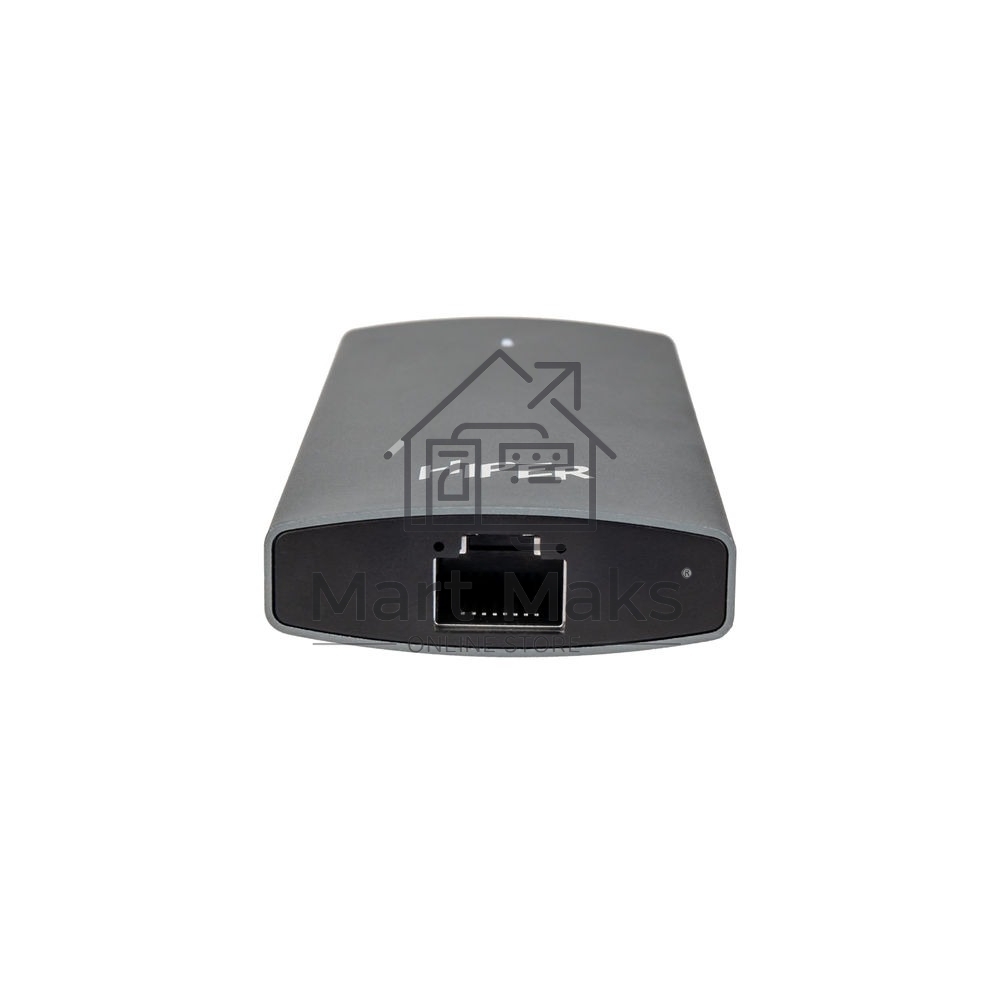 Док-станция HIPER Docking station USB-C HUB 6in1 (1*USB-C 100W PD, 1*HDMI 4K@60Hz, 2*USB-A 3.0 (5Gbps data), 1*USB-C 3.0 (5Gbps data), 1*RJ45 Gb)