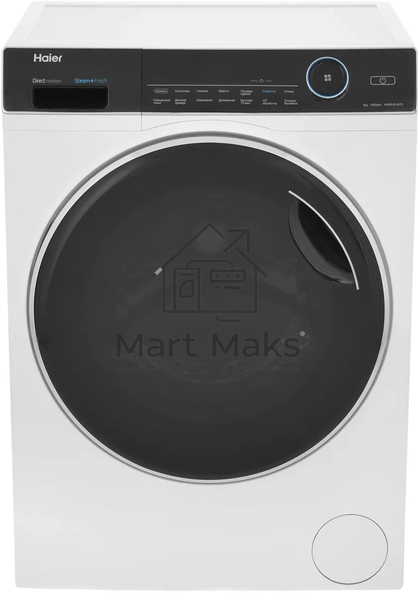 Стиральная машина Haier HW90-B14979 белый, загрузка фронтальная 9 кг, 1400 об/мин, класс: A+++