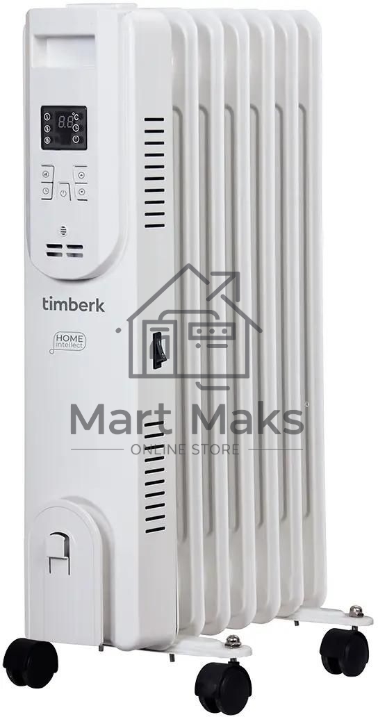 Радиатор масляный Timberk Home Intellect T-OR1507-F10E-WF 1500Вт белый