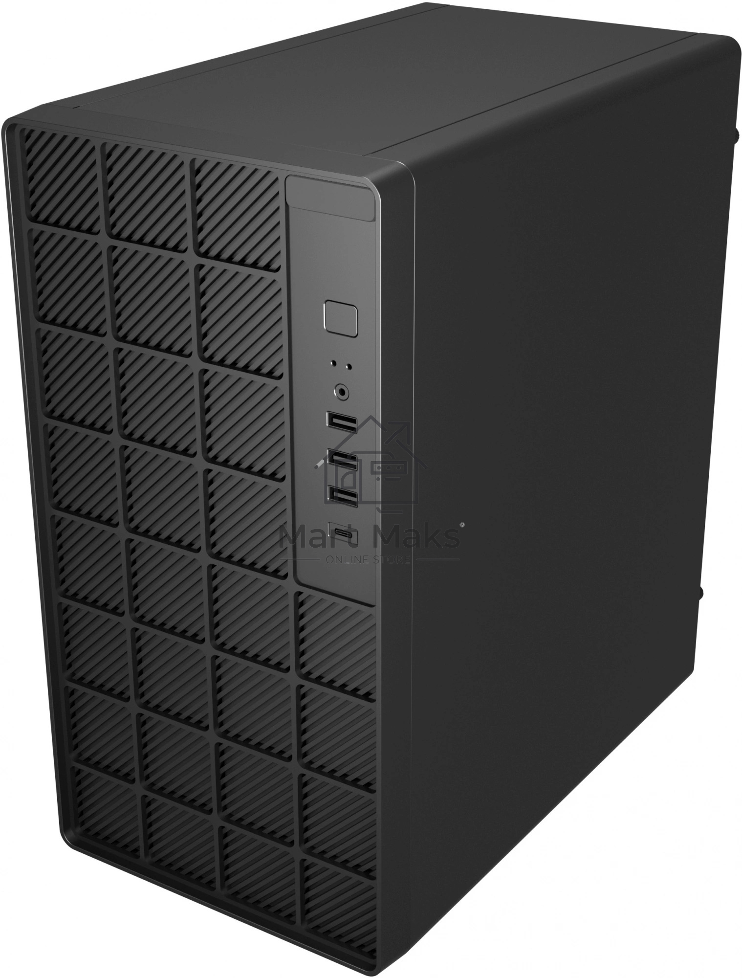 Компьютерный корпус Digma DCC-MN304 черный без БП mATX 2x120mm 2xUSB2.0 1xUSB3.0 audio